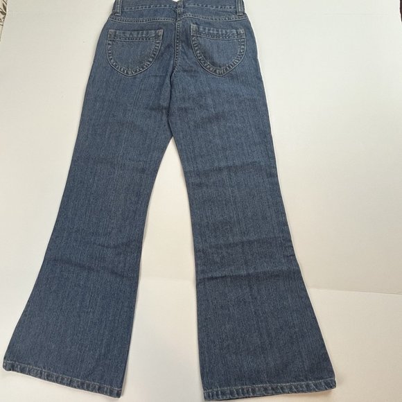 NWT Gymboree Girl Rhinestone Star Denim Flare Pant Size 9 - Picture 5 of 5